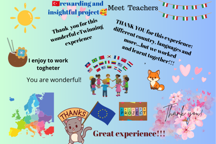 Collaborative postcard ANiMALS OF EUROPE